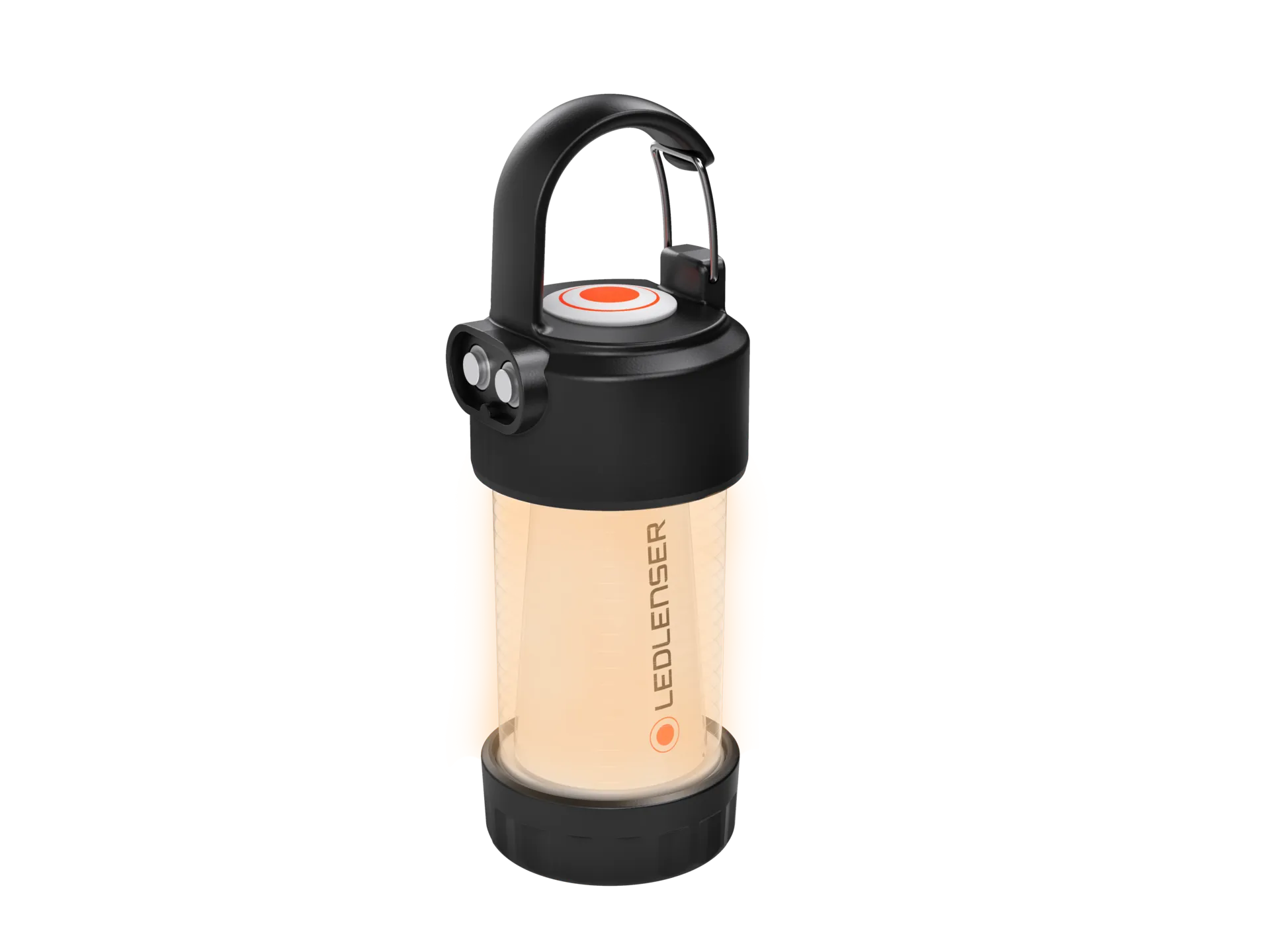 Eine kompakte Laterne mit warmem Licht für gemütliche Abende im Reisemobil oder Zelt