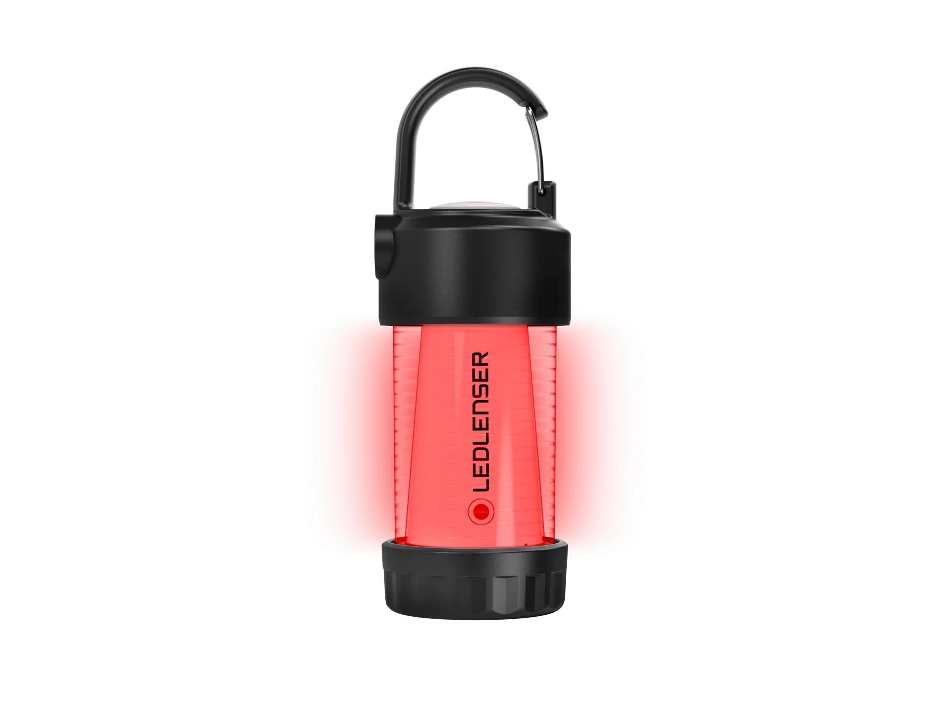 Eine kompakte Reiselaterne, die rotes Licht für den Erhalt der Nachtsicht bietet