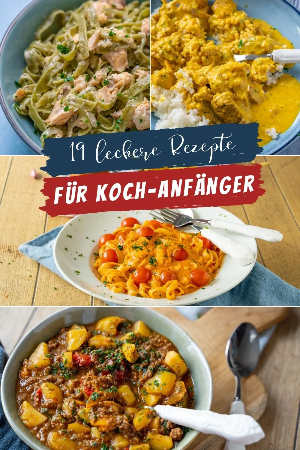 Eine Sammlung von köstlichen Rezepten für Anfänger, die einfach zuzubereiten sind und dennoch absolut lecker schmecken.