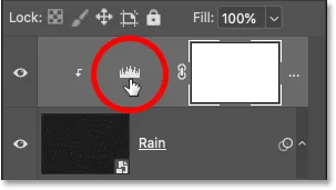 Erneutes Auswählen der Tonwertkorrektur-Ebene in Photoshop