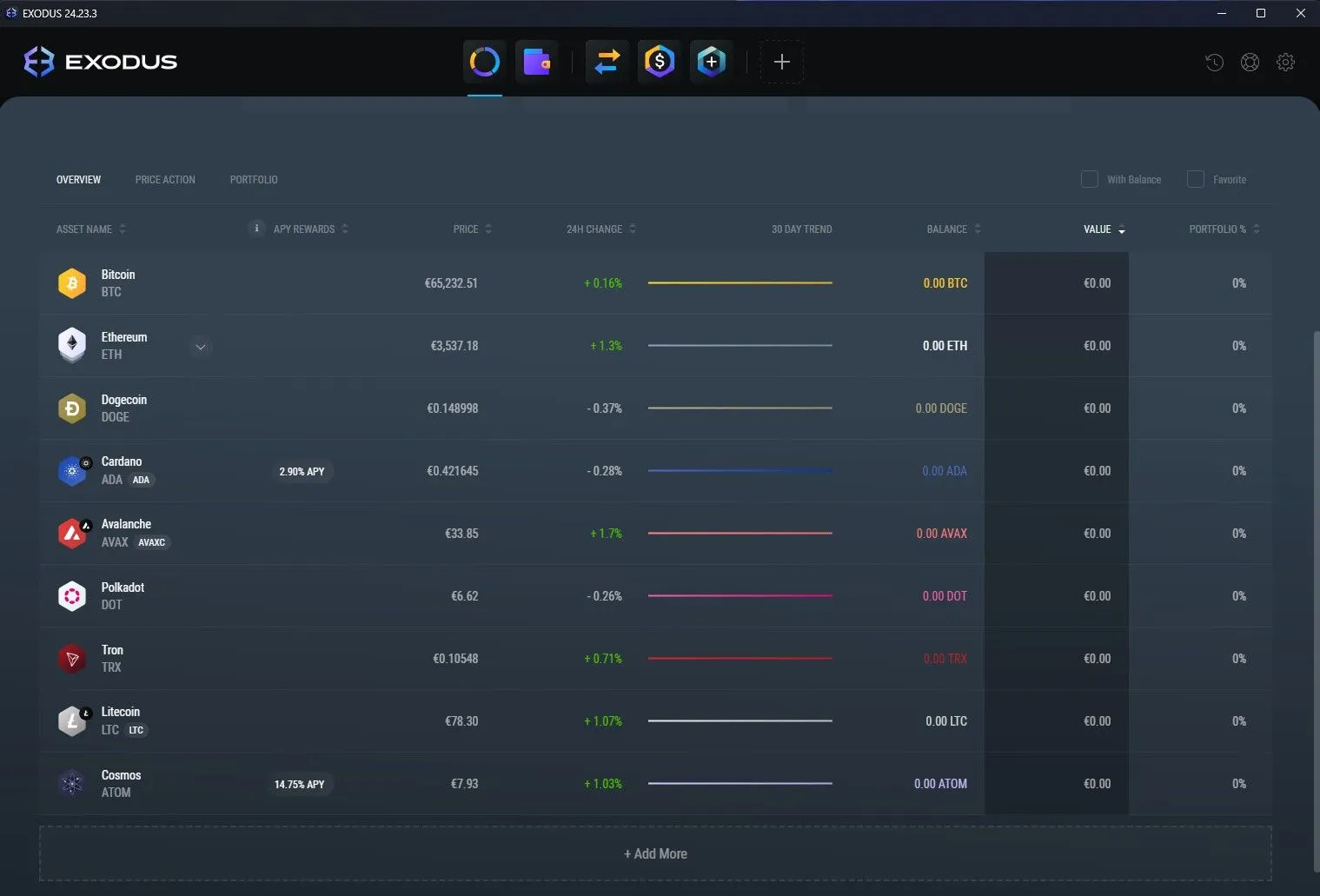 Exodus Desktop Wallet