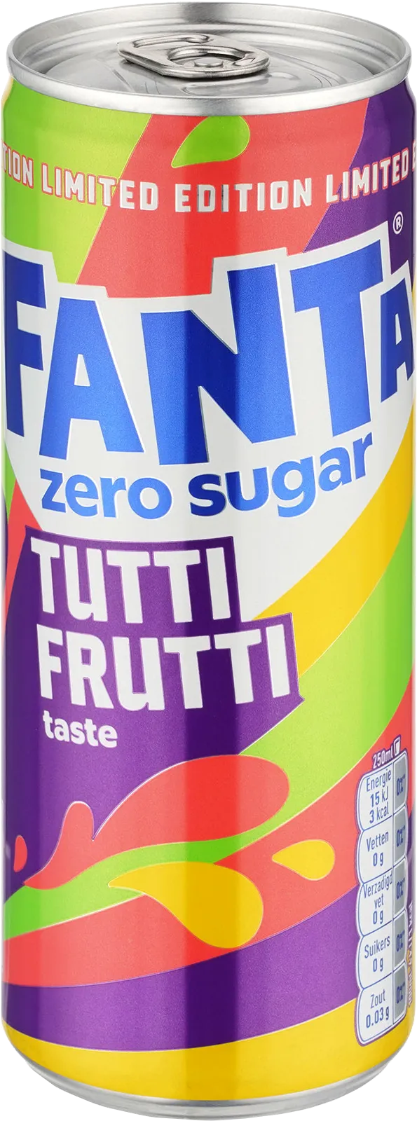 Fanta Zero Sugar Tutti Frutti Import Dose