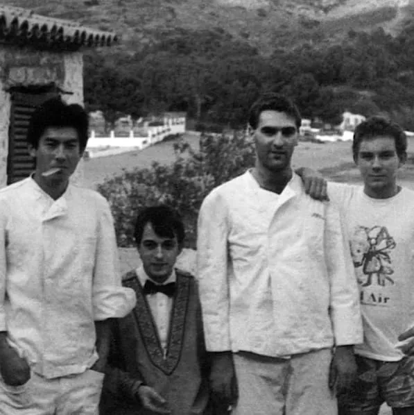 Ferran Adrià und sein Team in einer frühen Phase der elBulli-Geschichte