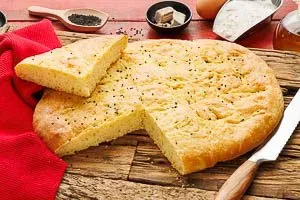 Fertigbestreichen mit Milch und Sesam