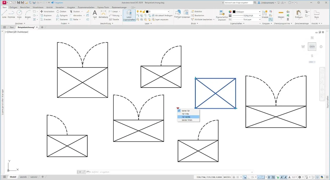 Fertiger dynamischer Schrankblock mit Steuerungsoptionen
