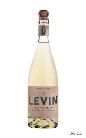 Flasche Levin 0% Blanc de Blancs, eine überraschende alkoholfreie Option