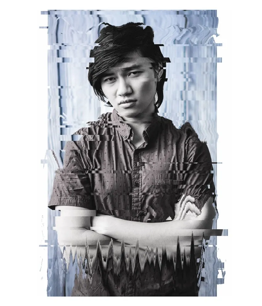 Fortschritt des wellenförmigen Glitch-Effekts