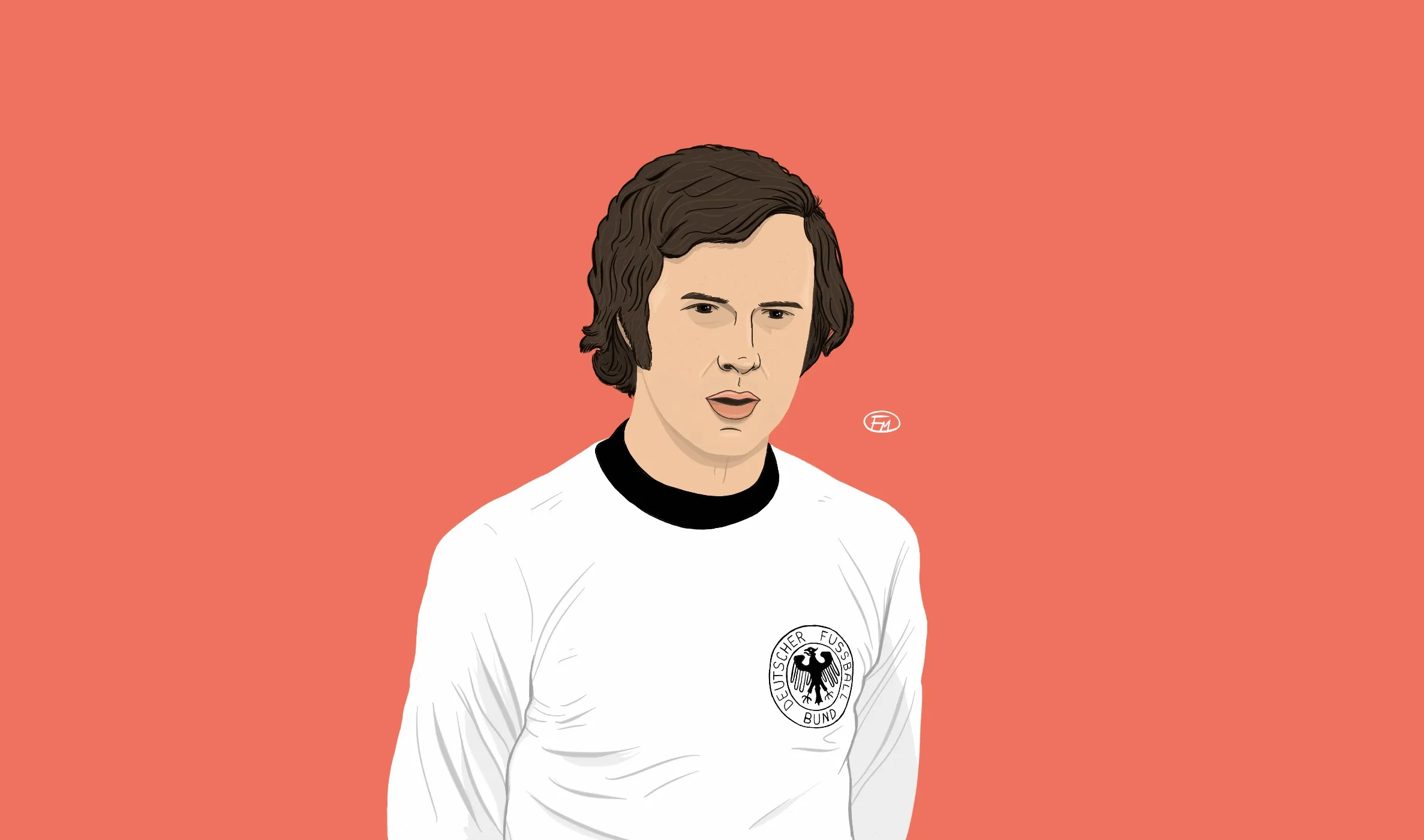 Franz Beckenbauer, eine weitere deutsche Fußballlegende