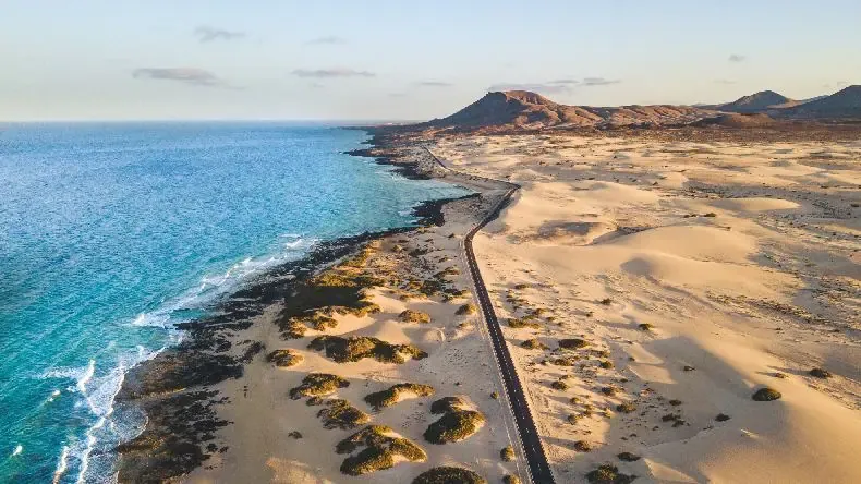 Fuerteventura Stranddünen bei Corralejo