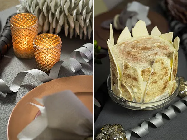 Funkelnde Schokoladensplitter mit Edible Glitter