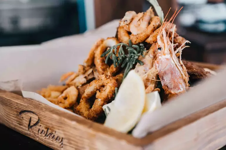 Garnelen-Gerichte bei Richies