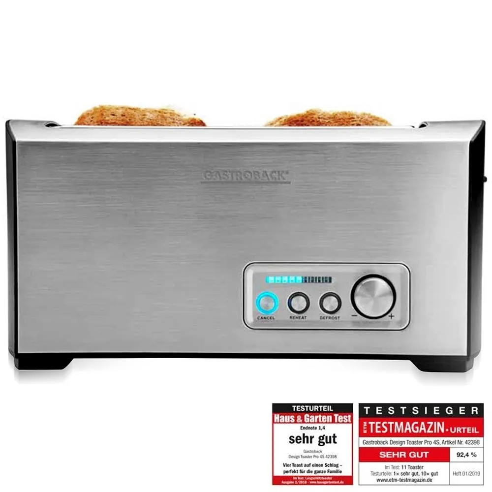 Gastroback Design Toaster Pro 4S in der Küche
