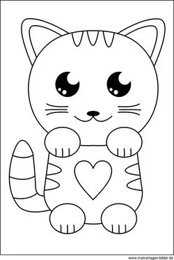 Getigertes süßes Kätzchen