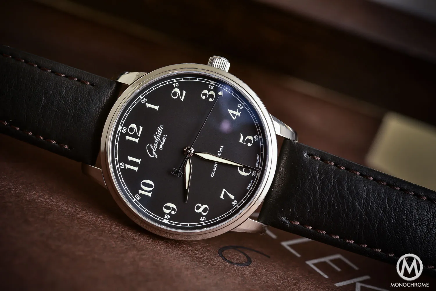 Glashütte Original Senator Excellence schwarzes Zifferblatt