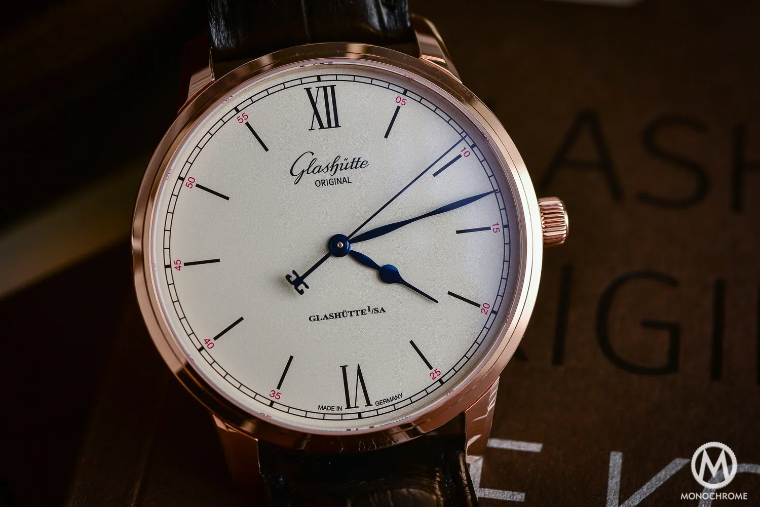 Glashütte Original Senator Excellence Zifferblatt