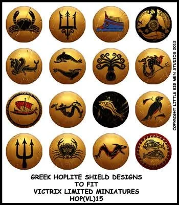 Griechische Hopliten-Schilddesigns 15