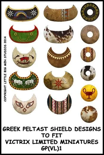 Griechische Peltast-Schildentwürfe 1