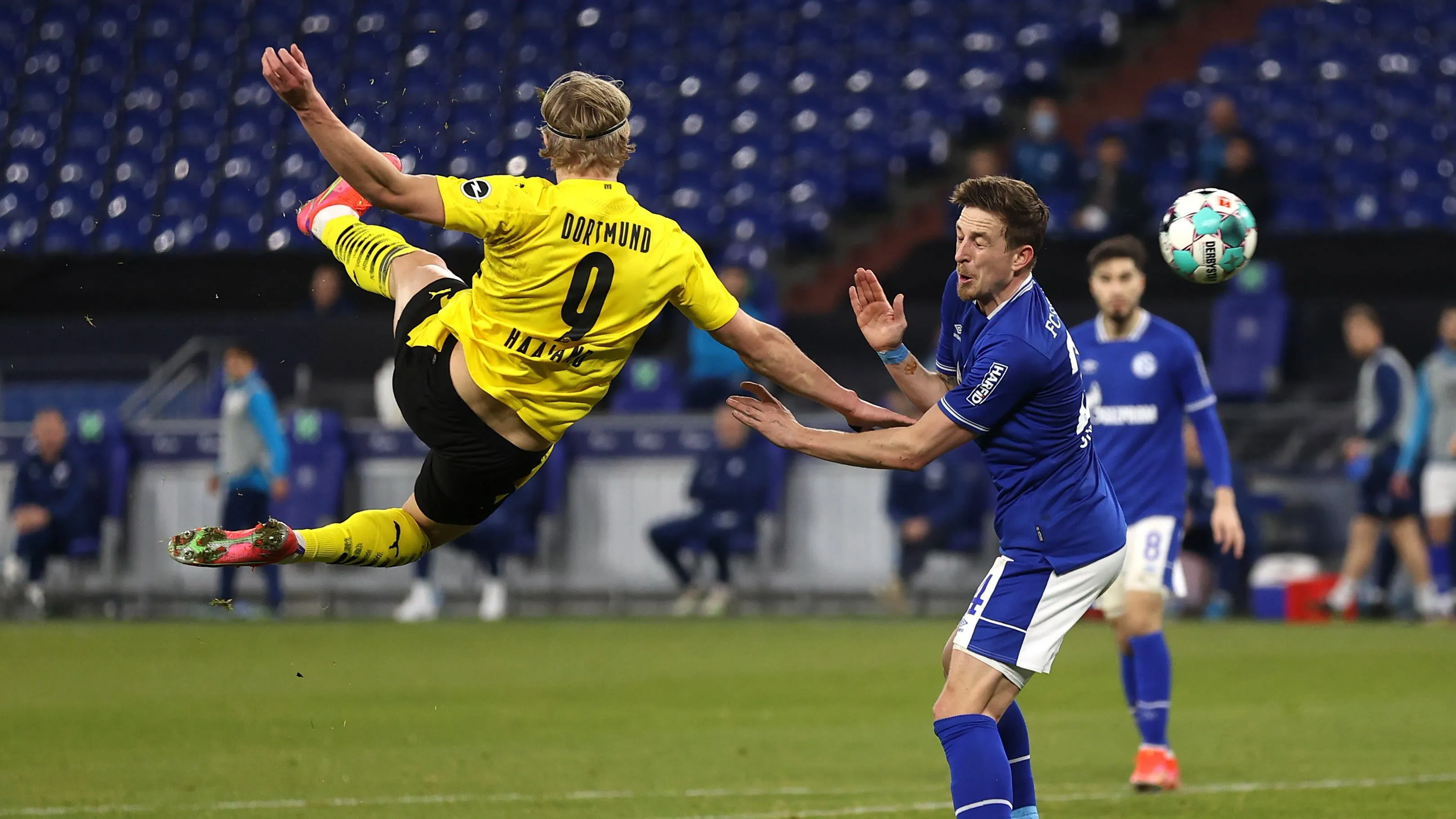 Haaland jubelt nach einem Torerfolg