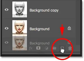 Hintergrund erneut duplizieren.