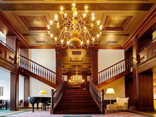 Historische Wartburgstadt Eisenach im Thüringer Wald zur Silvesterzeit