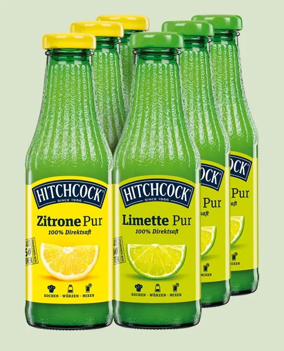 Hitchcock Vitamin-Booster Set mit Zitronen- und Limettensaft
