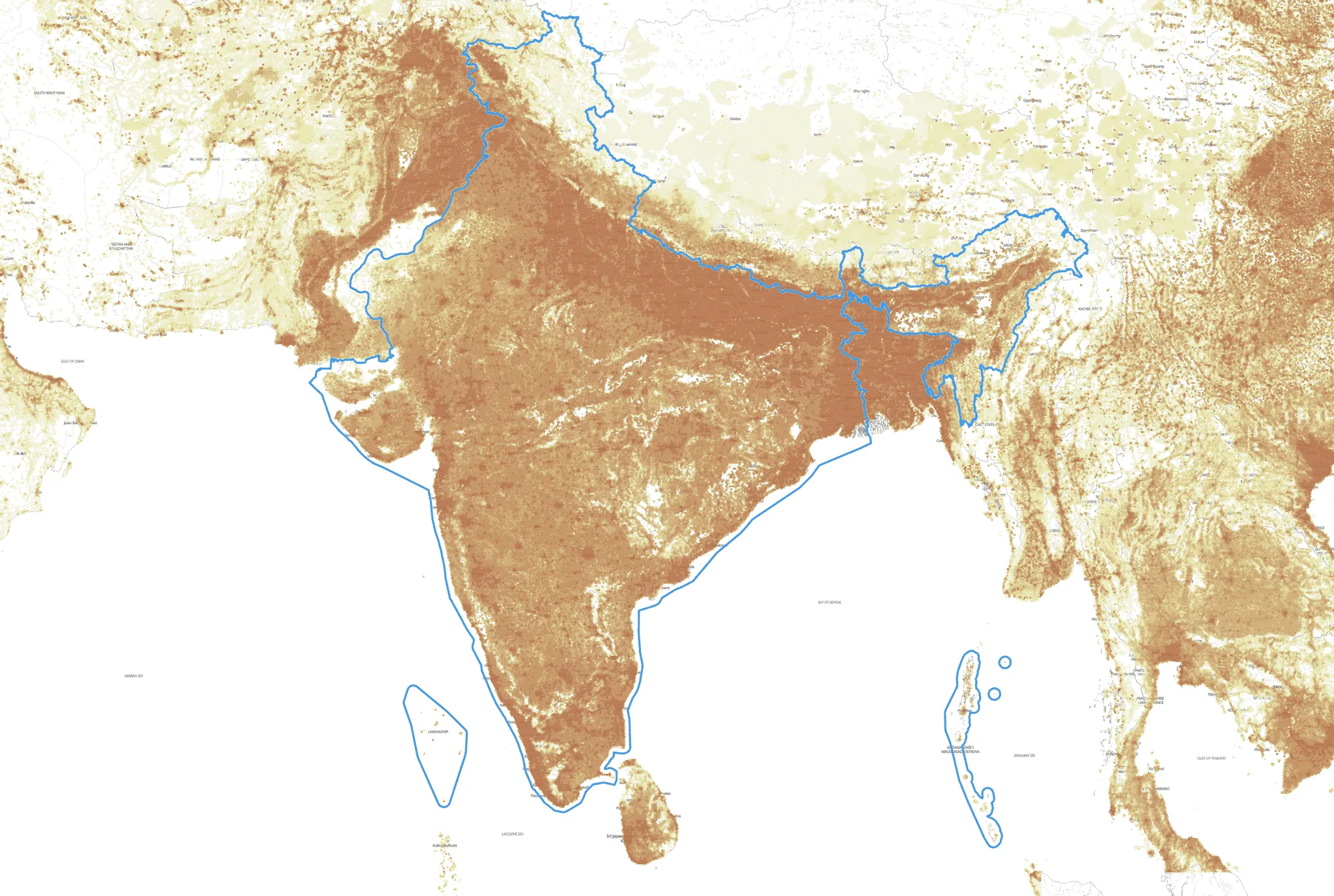 India Population Density