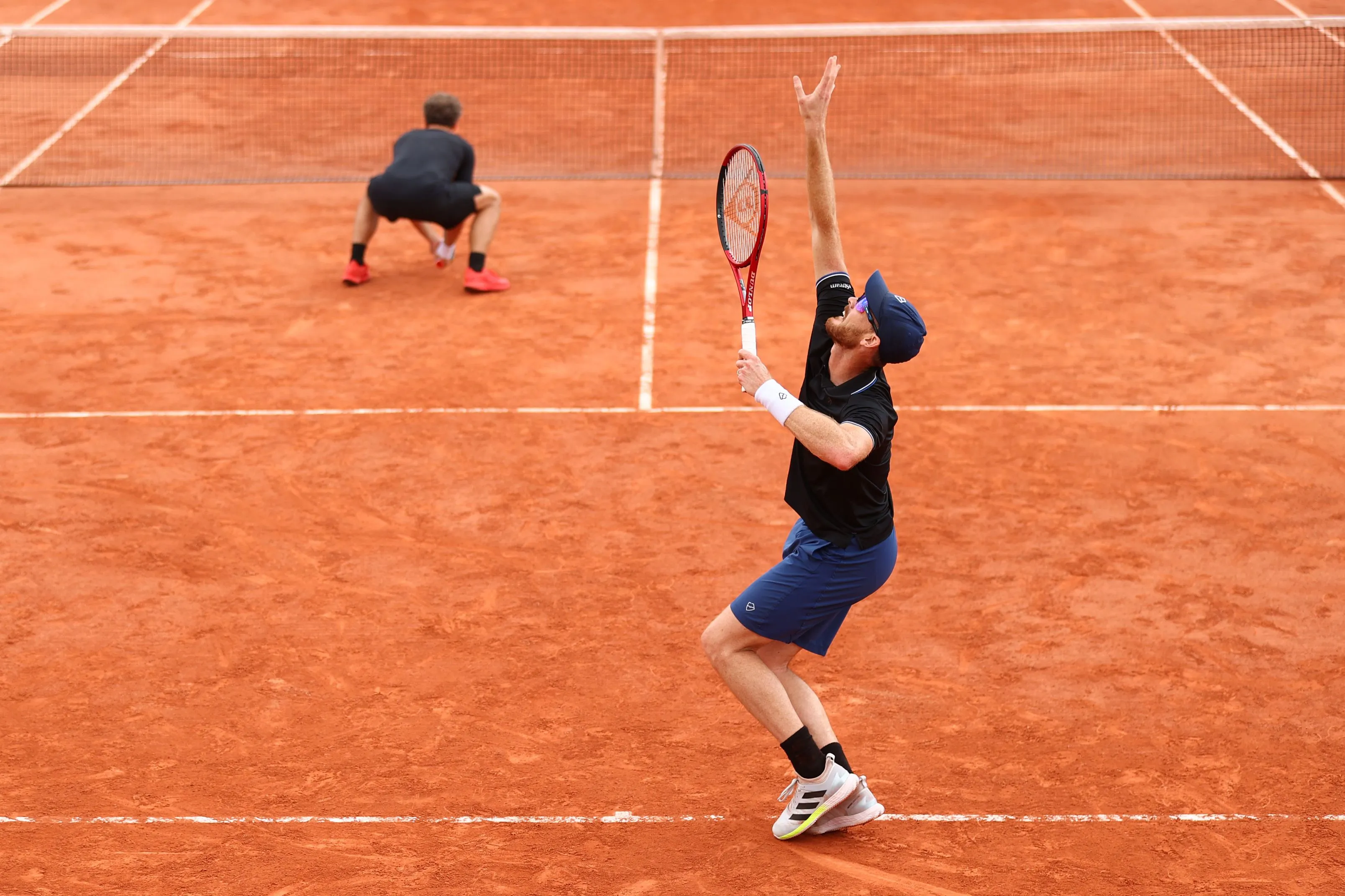 Jamie Murray im Doppel bei den French Open