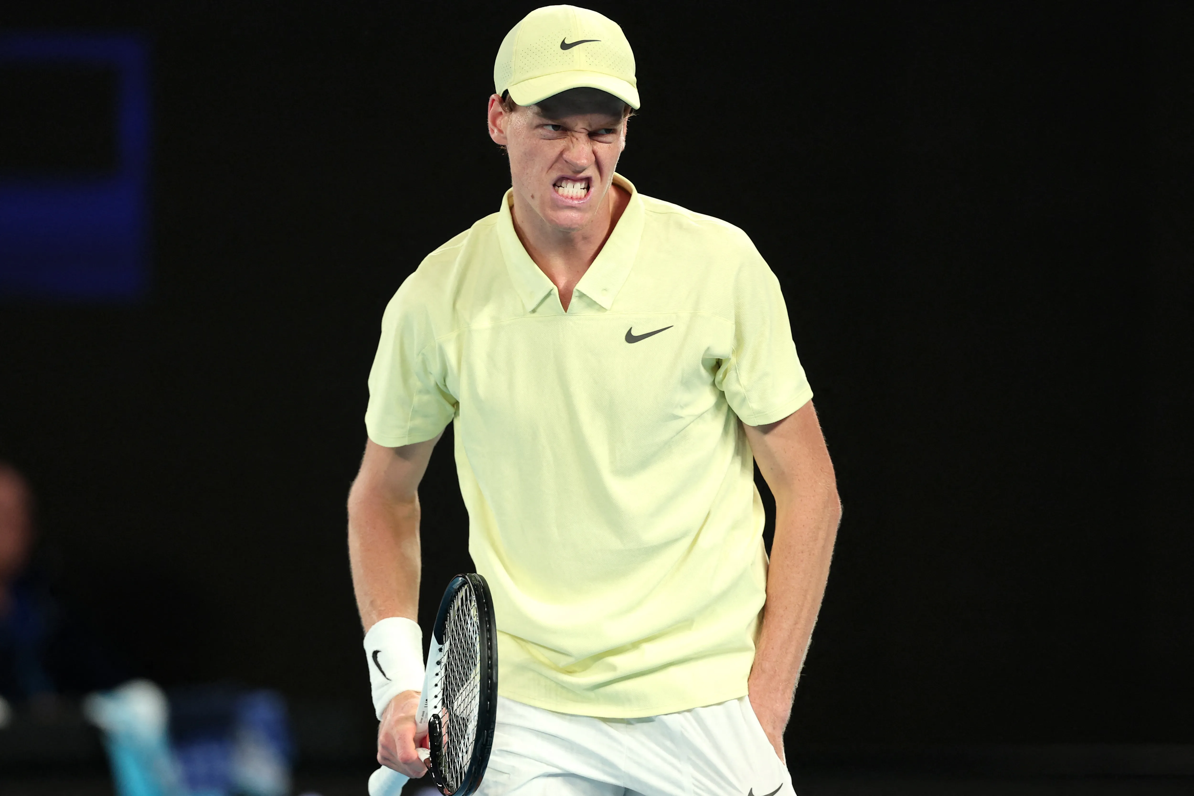 Jannik Sinner im Finale der Australian Open 2025 gegen Alexander Zverev