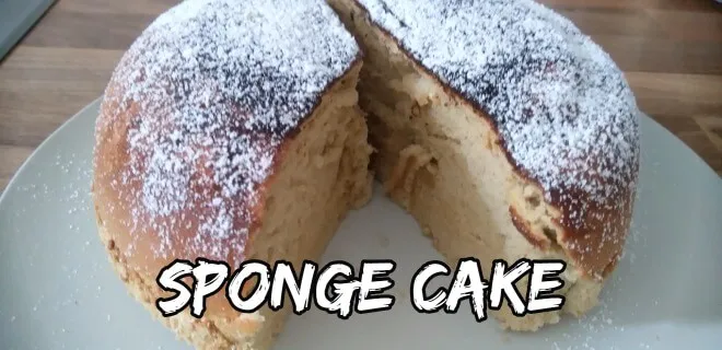 Japanischer Kuchen: Sponge Cake aus dem Reiskocher mit Puderzucker | Nipponinsider