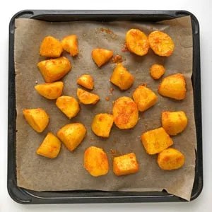 Kartoffeln ausbreiten