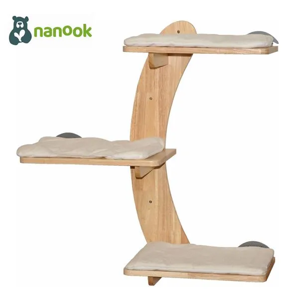 Katzen Kletterwand 3-stufig Wandkratzbaum