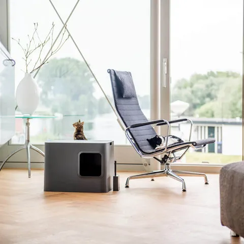 Katzenklo mit Deckel von Hoopo, elegant und modern