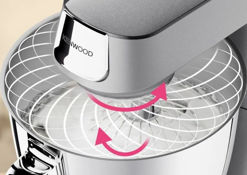 Kenwood Titanium Chef Baker XL: Leistungsstarker Motor und Rührsystem für professionelle Backergebnisse