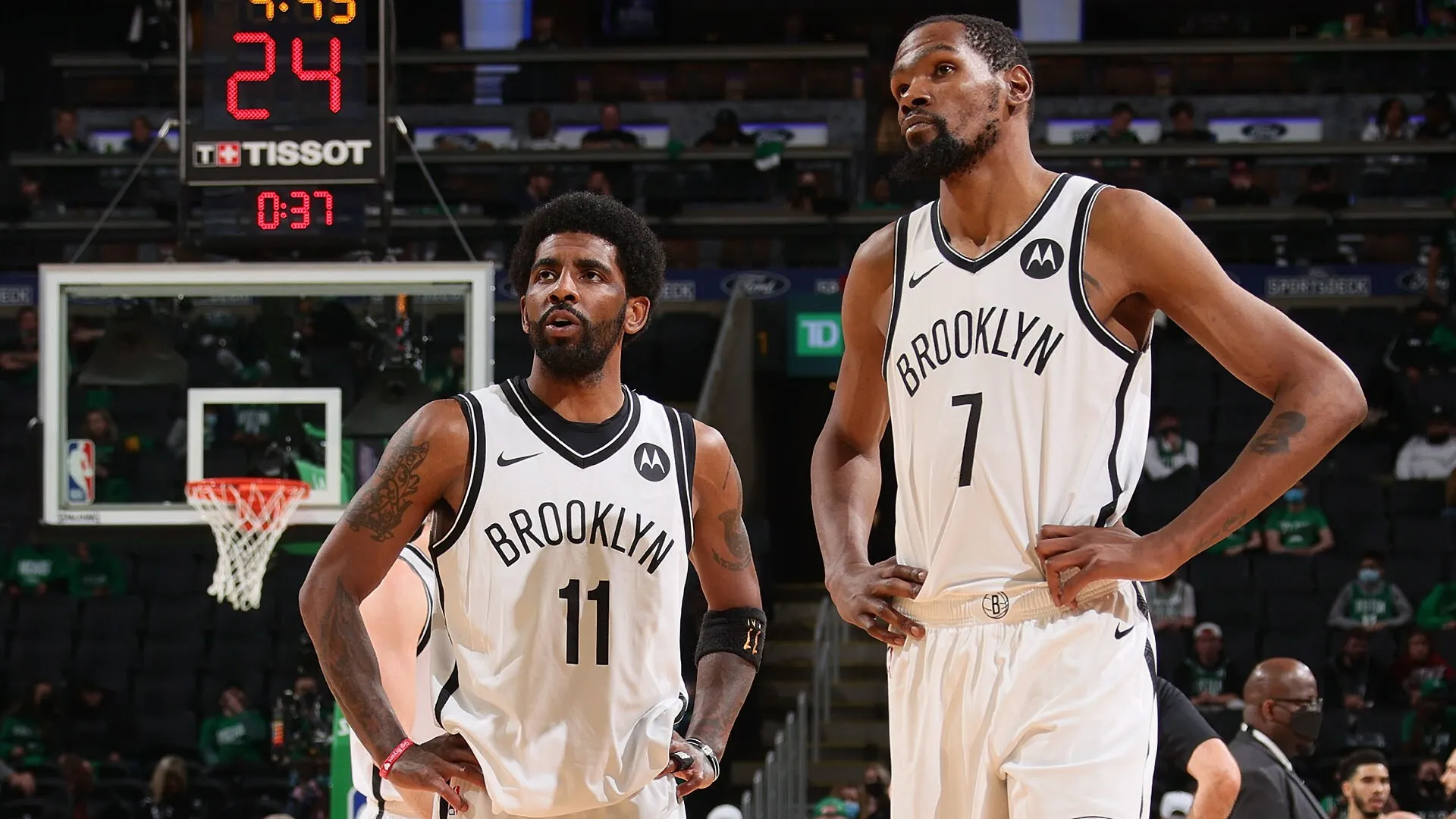 Kevin Durant von den Brooklyn Nets beim Spiel.