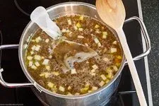 Kochen des Eintopfs