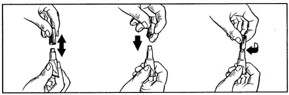 Korrekte Handhabung und Öffnen der Profender-Pipette