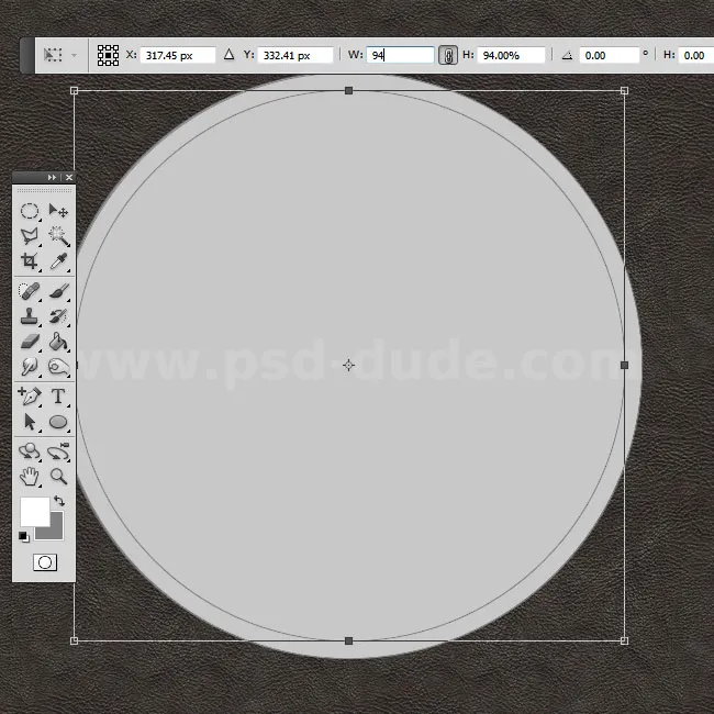 Kreis duplizieren und skalieren