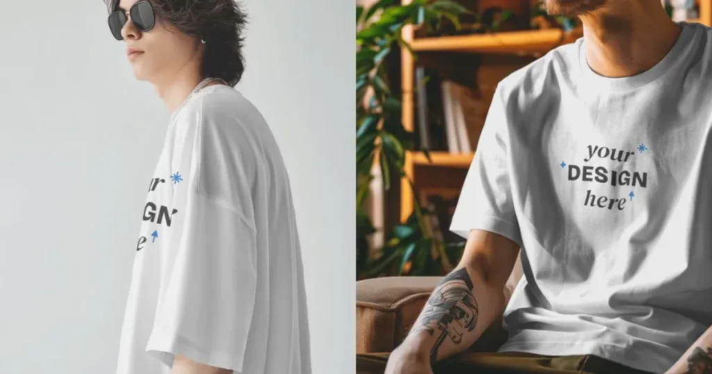 Langarm-T-Shirt-Mockups