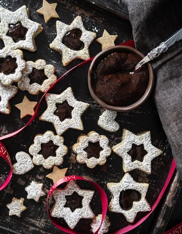 Linzer-Mohn-Plätzchen