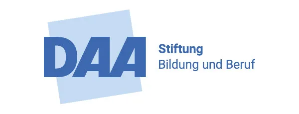 Logo der DAA-Stiftung Bildung und Handwerk, ein Symbol für Weiterbildung und berufliche Förderung in Deutschland