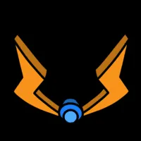 Logo des Bitcoin Hyper Tokens auf dunklem Hintergrund