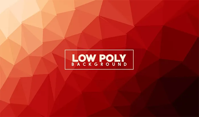 Low-Poly-Hintergrunddesign mit Farbverlauf