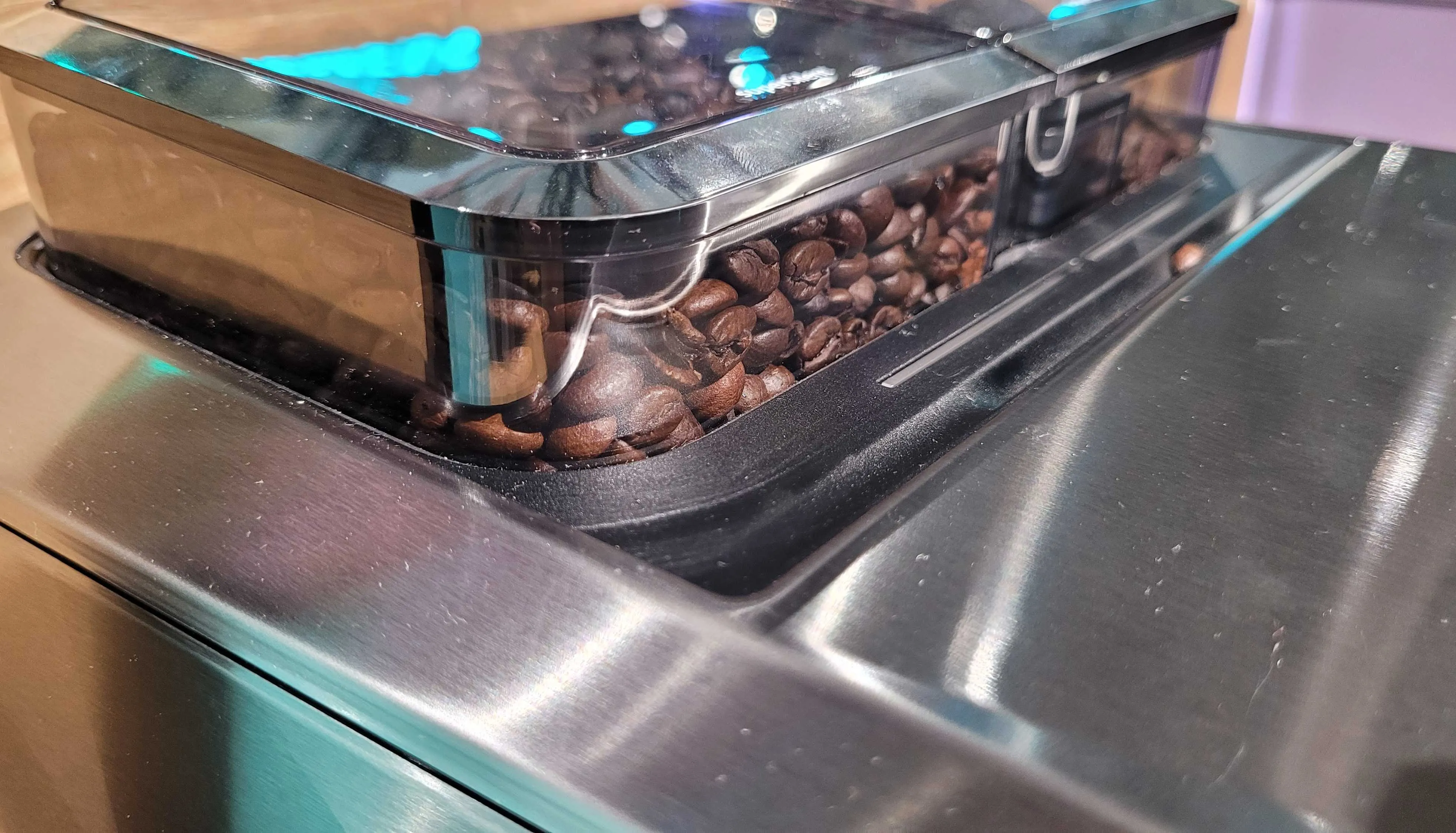 Mahlwerk von einem getesteten Siemens-Kaffeevollautomat.