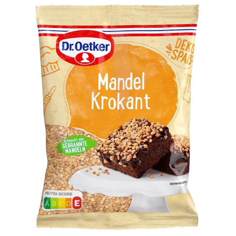 Mandel Krokant, eine knusprige Ergänzung für Kuchen und Desserts