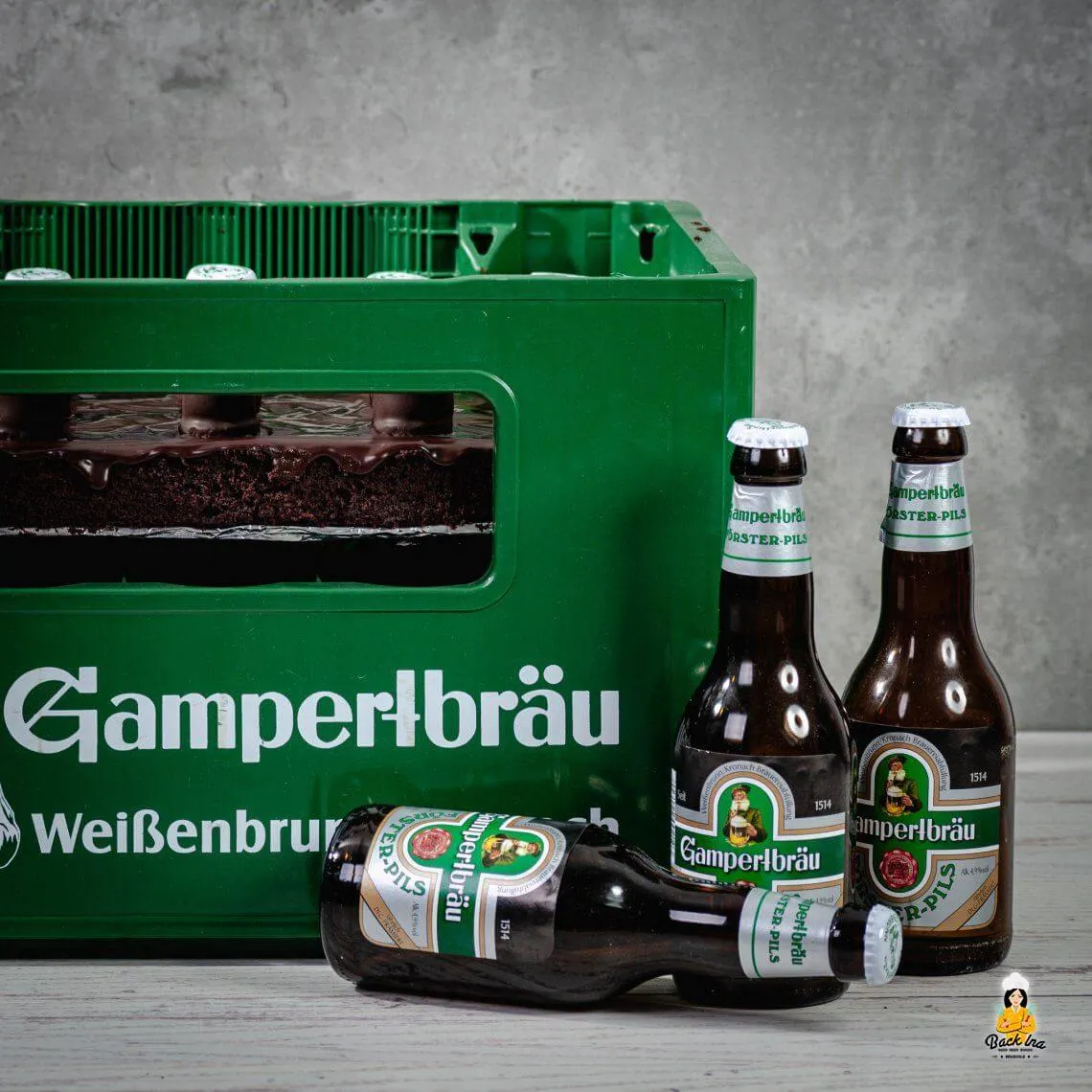 Männertorte mit Bier: Bierkasten-Torte