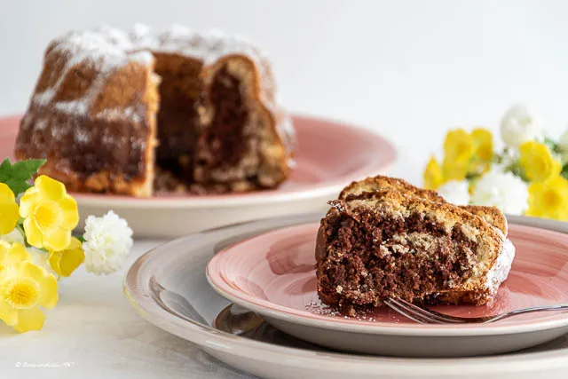 Marmorkuchen ohne Ei