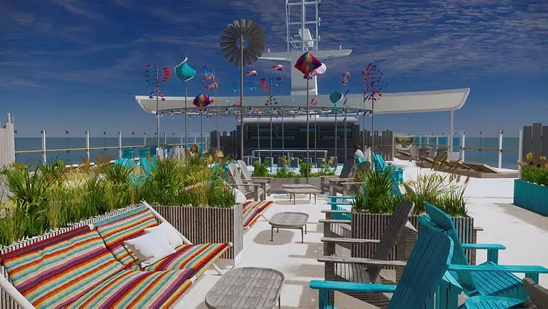 Mein Schiff Relax Rückzugsort Mistral Deck