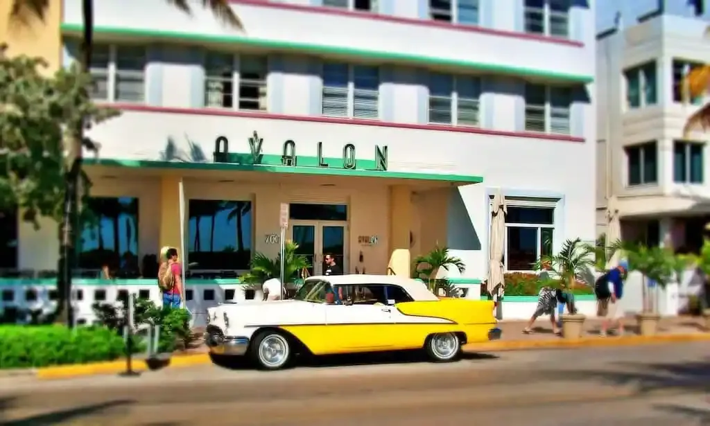 Mein Schnappschuss des Avalon Hotels in Miami