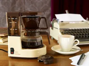 Melitta Aromaboy im Retro-Design, symbolisch mit der Jahreszahl 1979 versehen