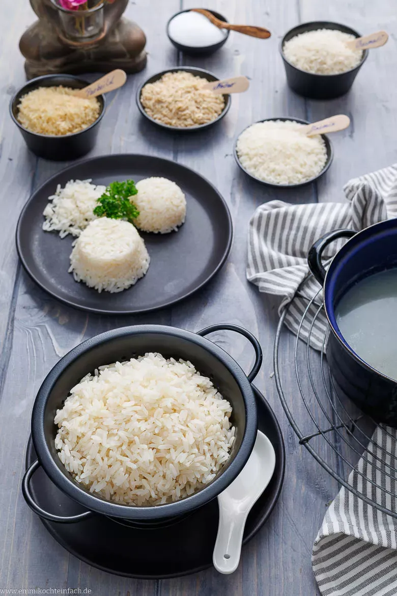 Methode wie man Reis kocht